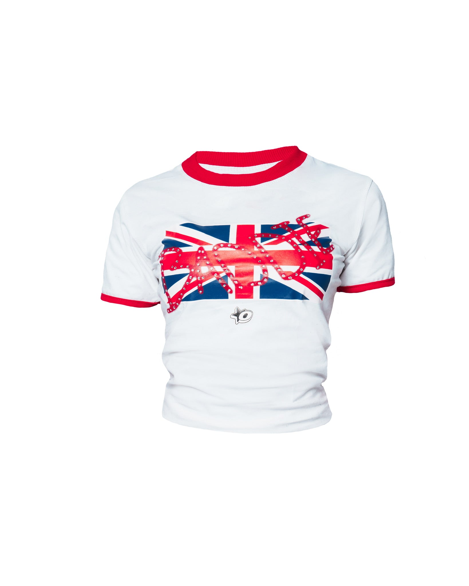 UK Baddie Baby Tee (White)