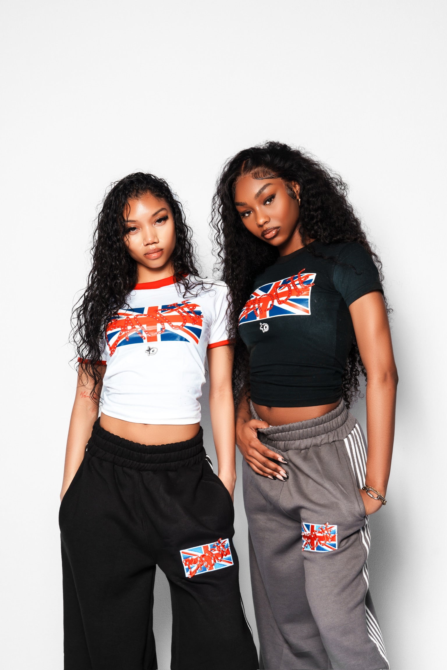 UK Baddie Baby Tee (White)