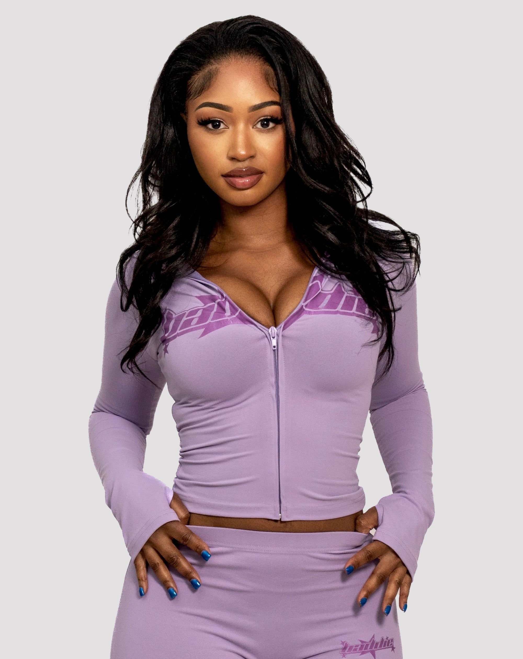 Y2K Purple Kiss Jacket