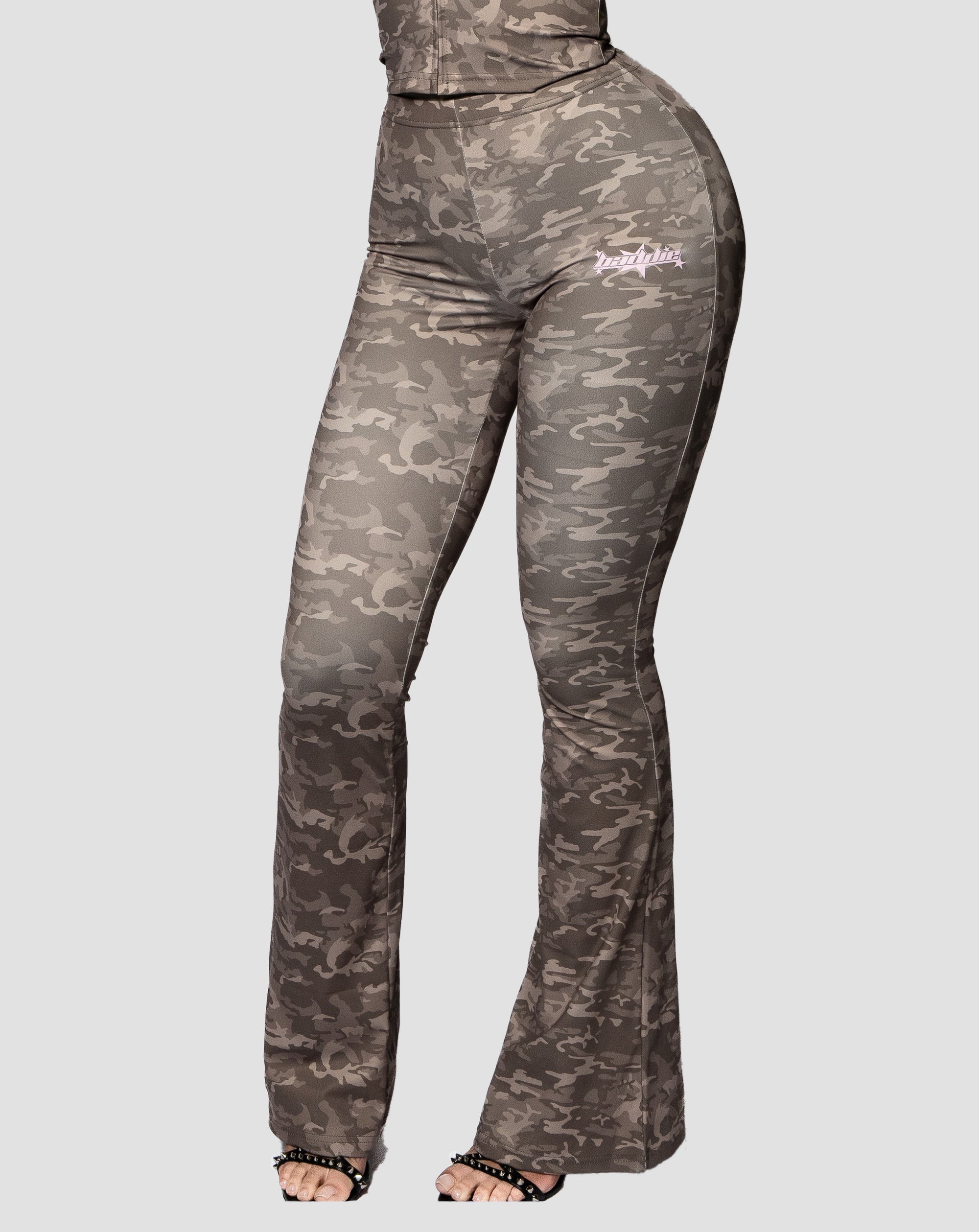 Y2K Camo Pants Brown