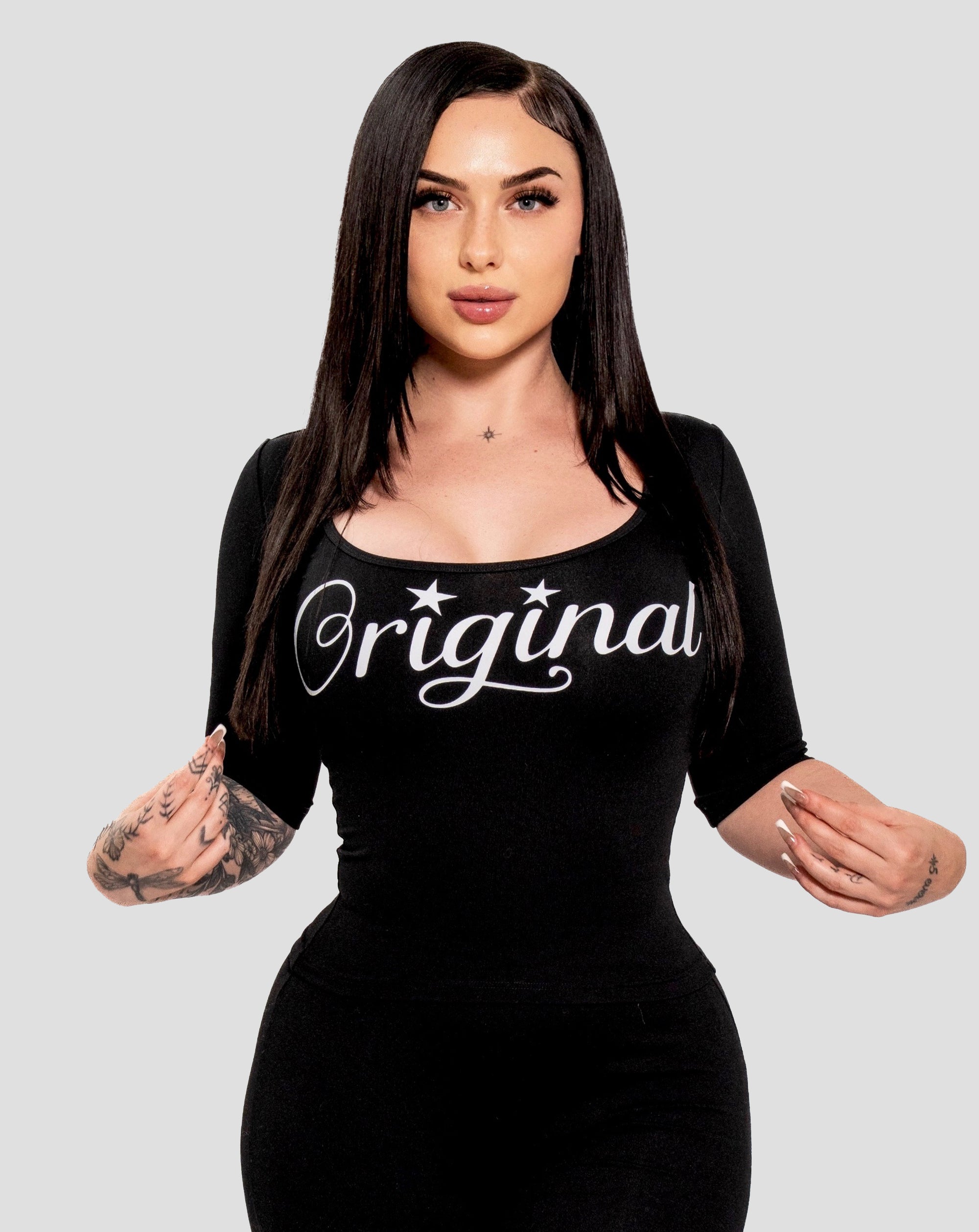 OG Baddie Black Top