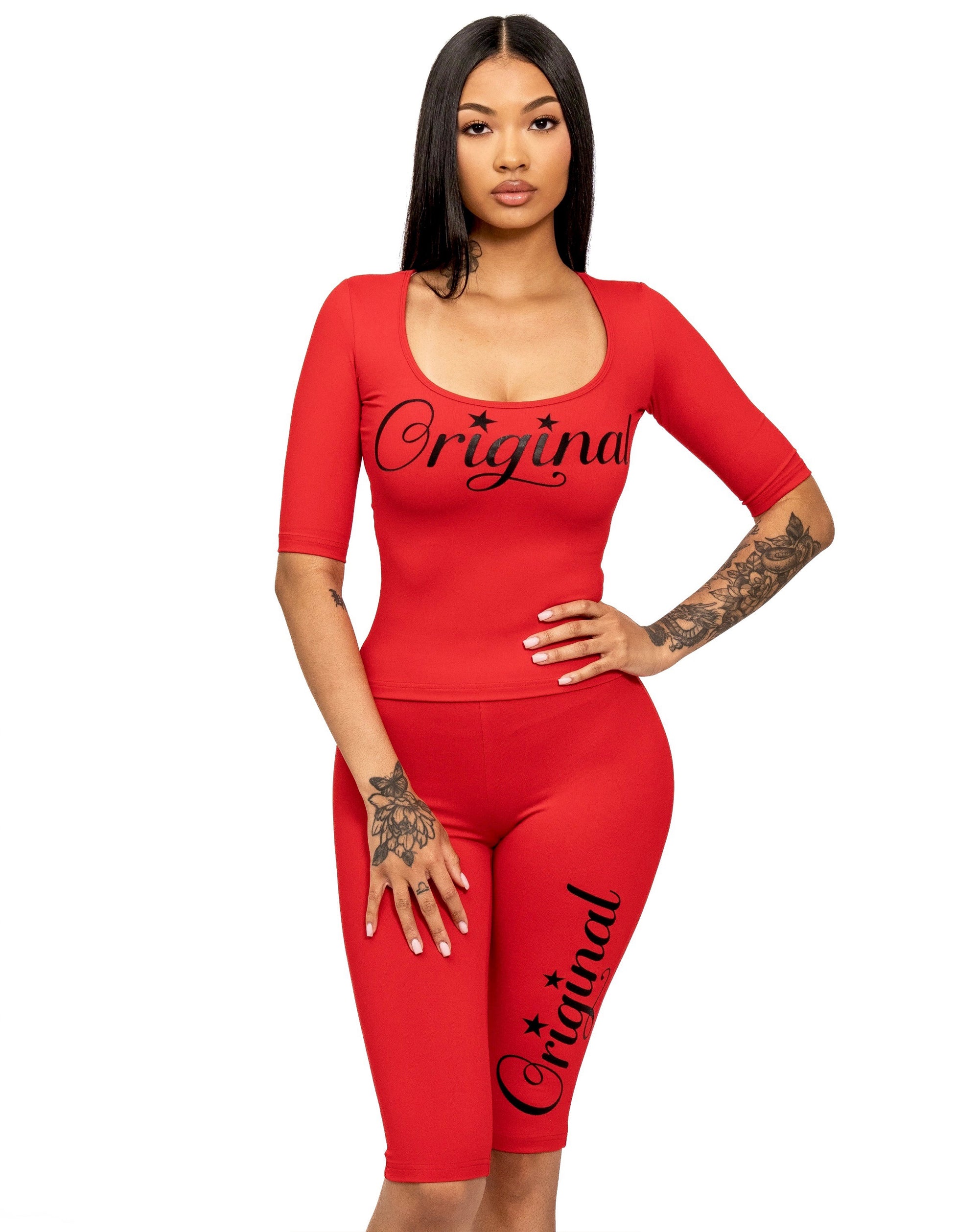 OG Baddie Red Top
