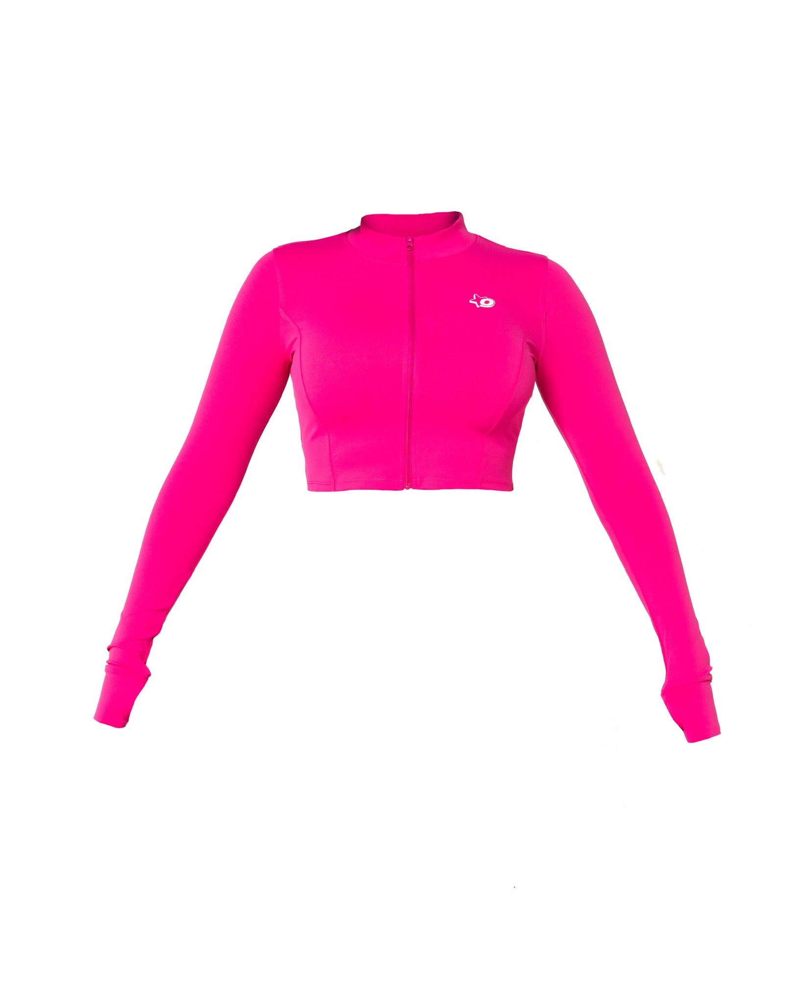 Baddie Fit Hot Pink Cropped Jacket