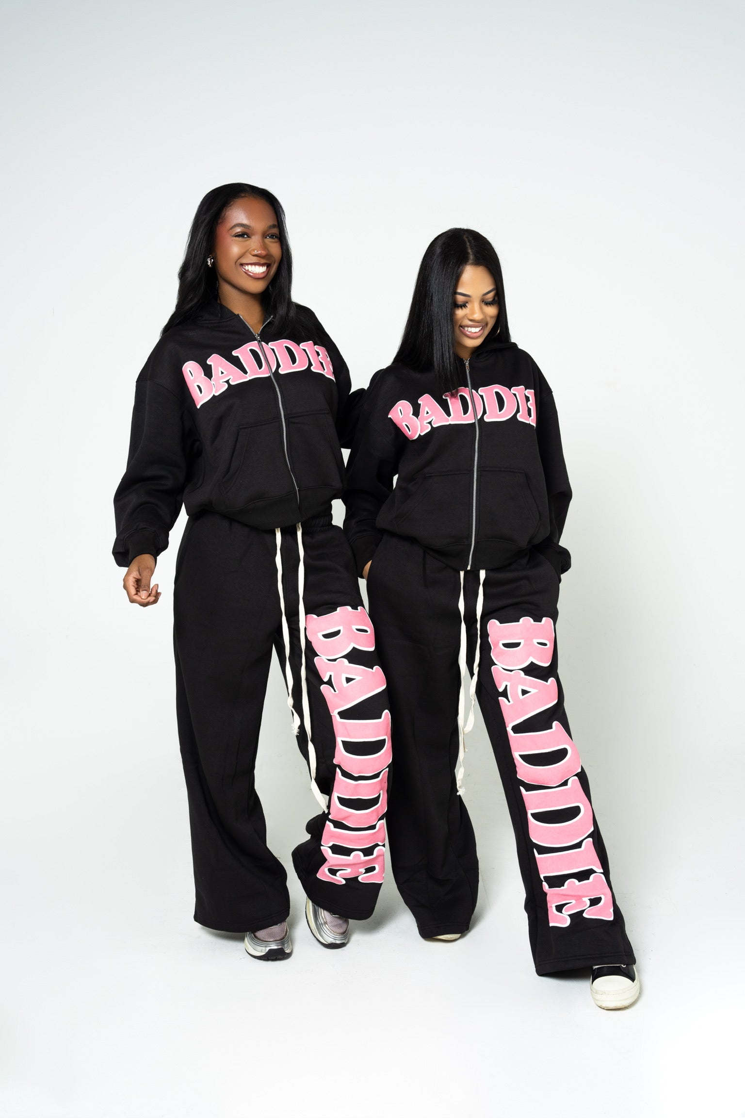 Black/Pink Baddie SZN Hoodie