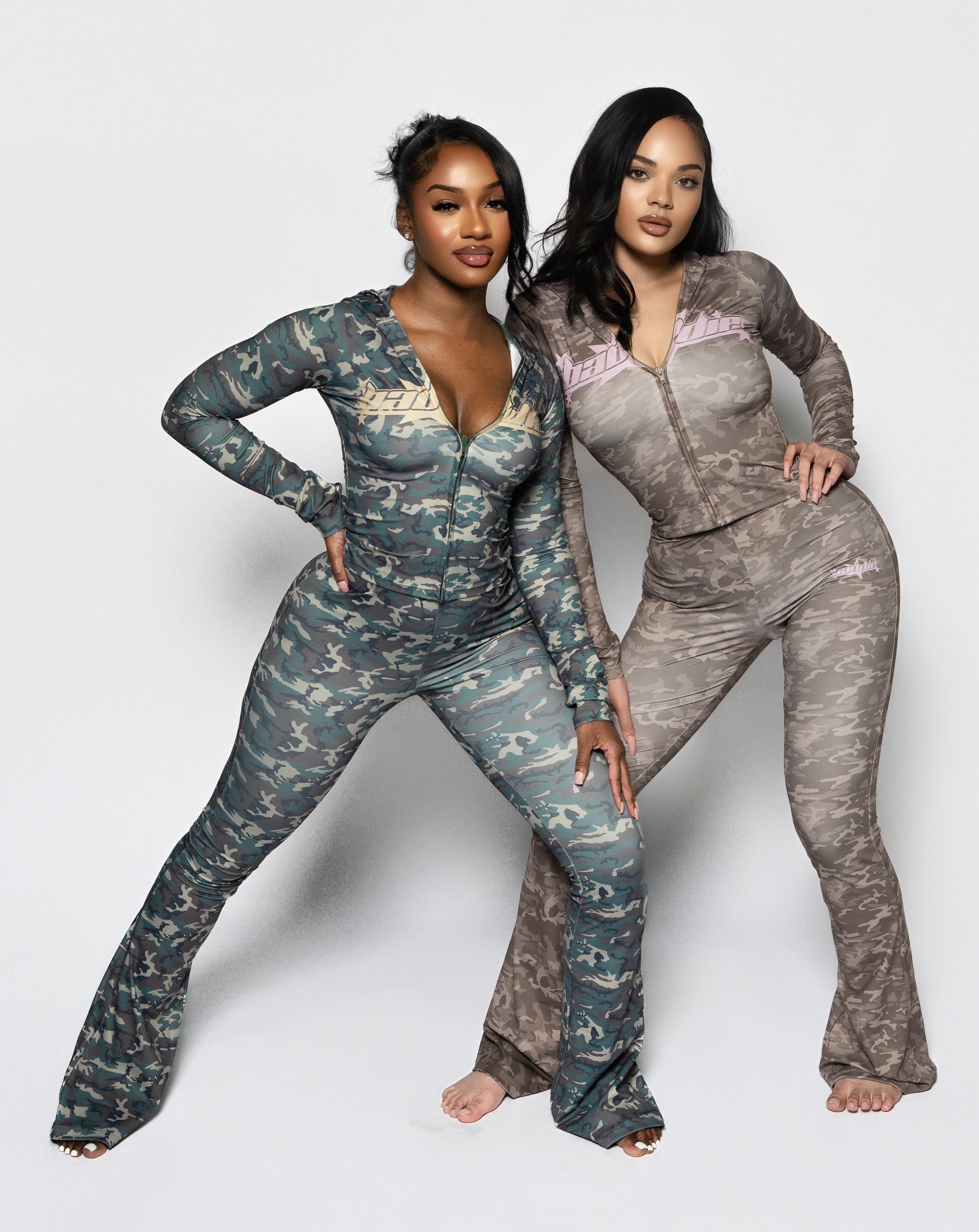Y2K Camo Pants Brown