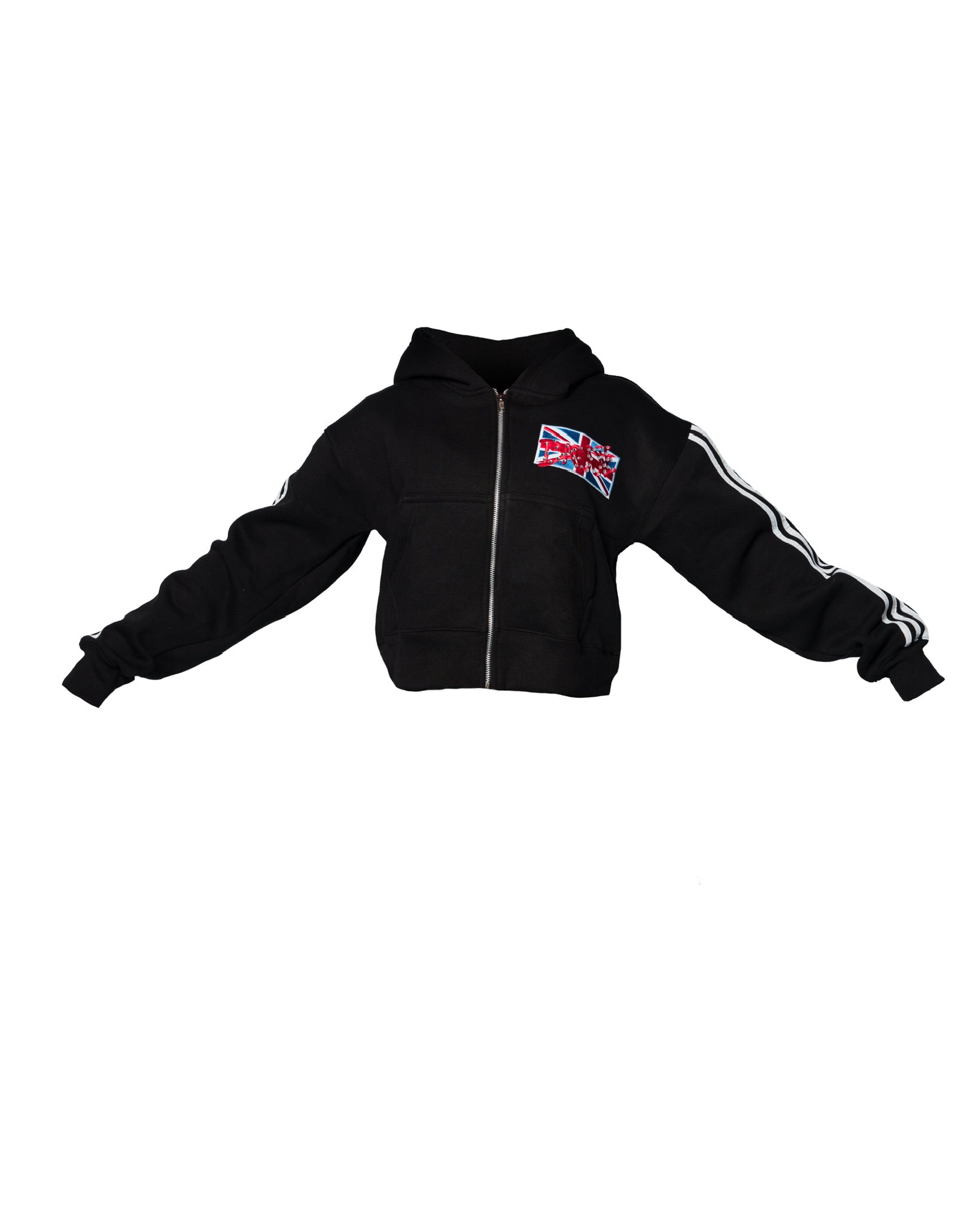 International Cropped Jacket (Black)