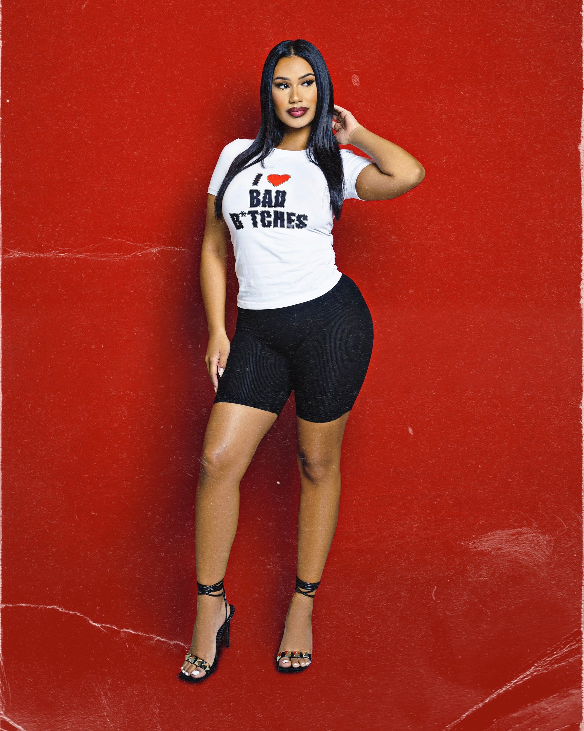 I ❤️ BAD B*TCHES TEE (WHITE)