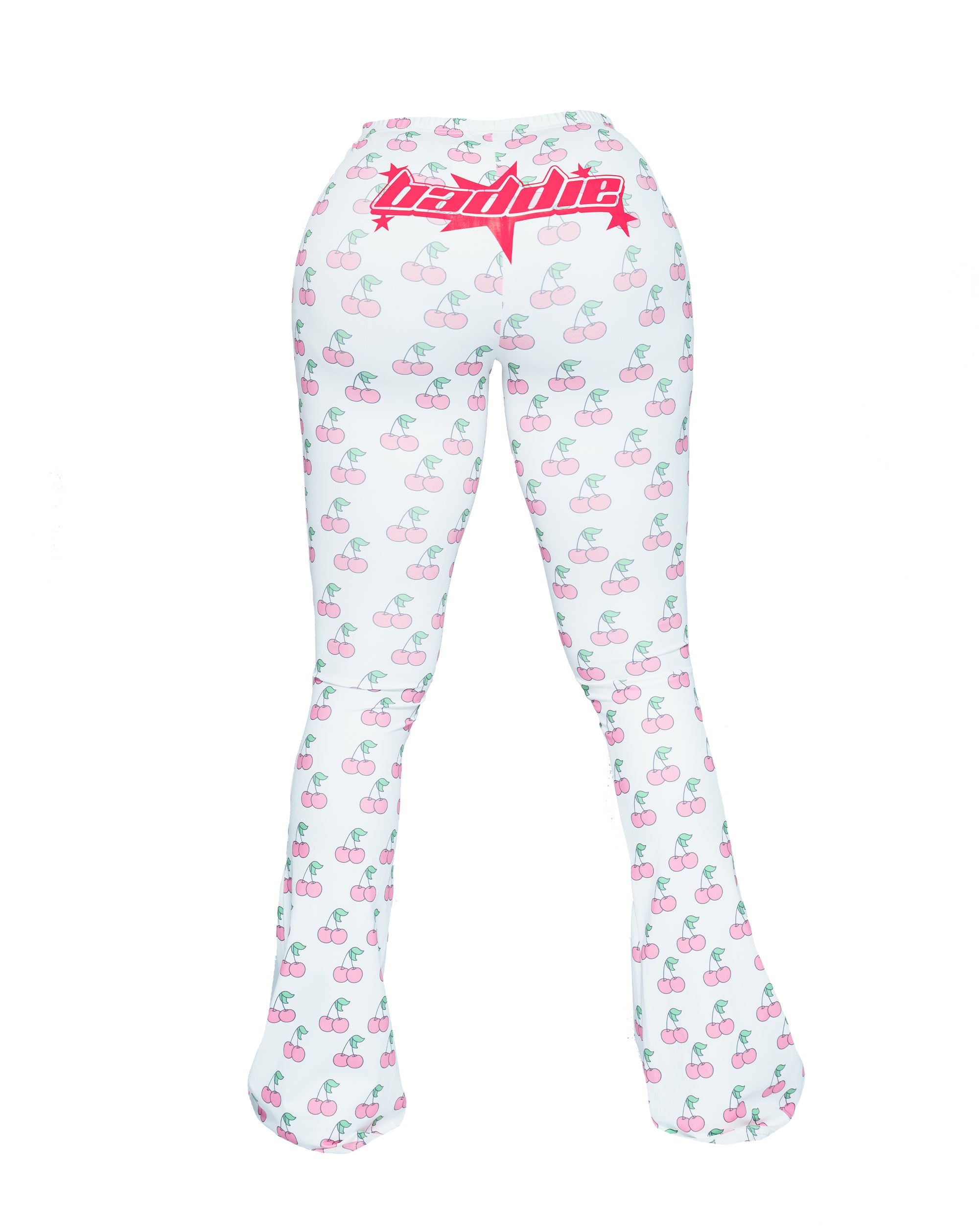 Y2K Cherry Bomb Pants White