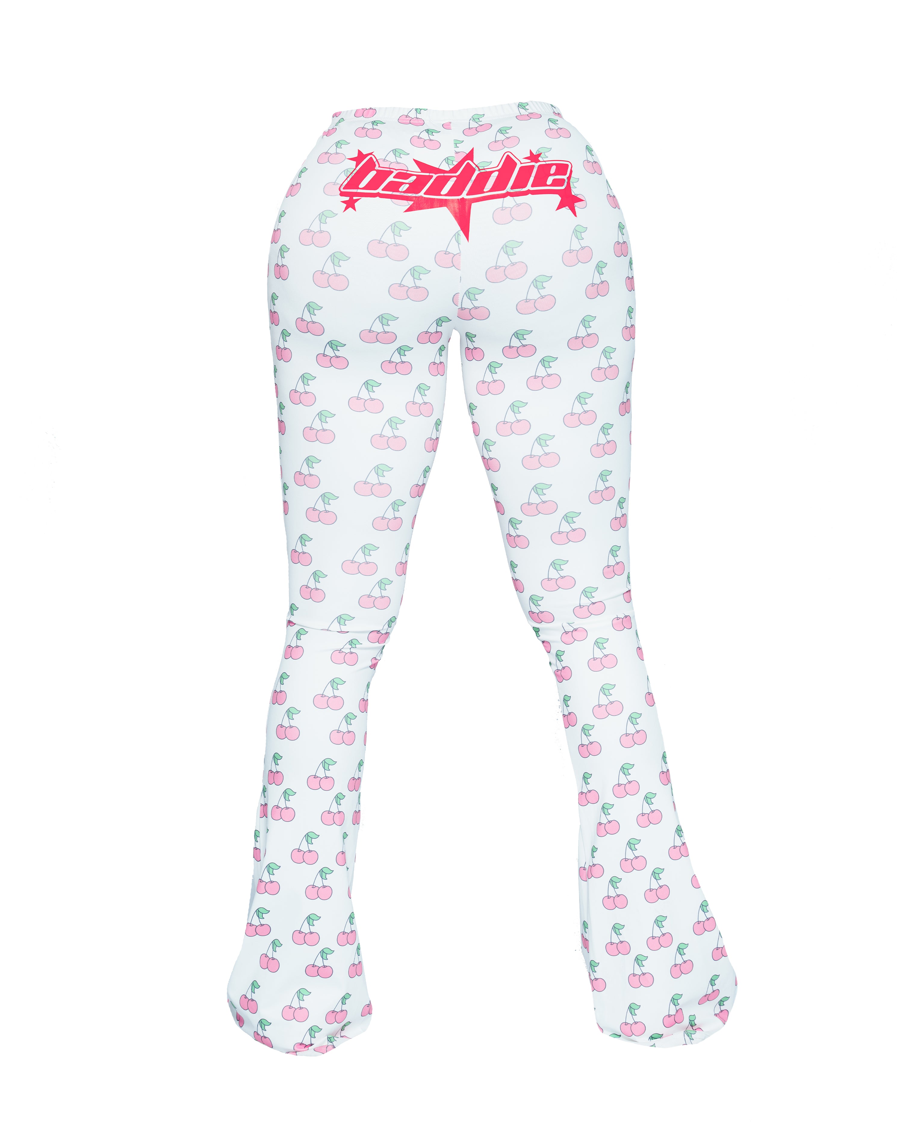 Y2K Cherry Bomb Pants White