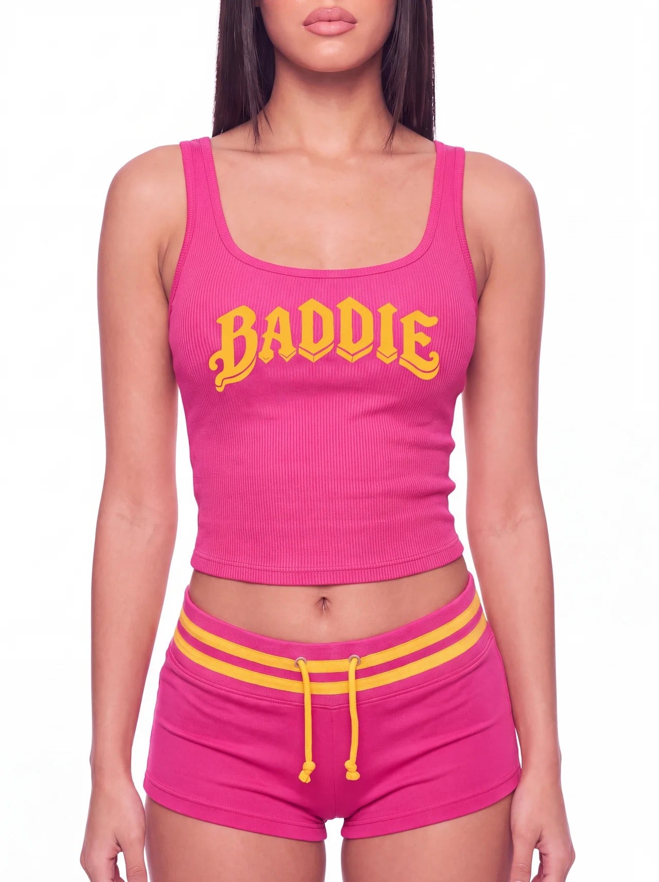 Marni Pink Ribbed Tank