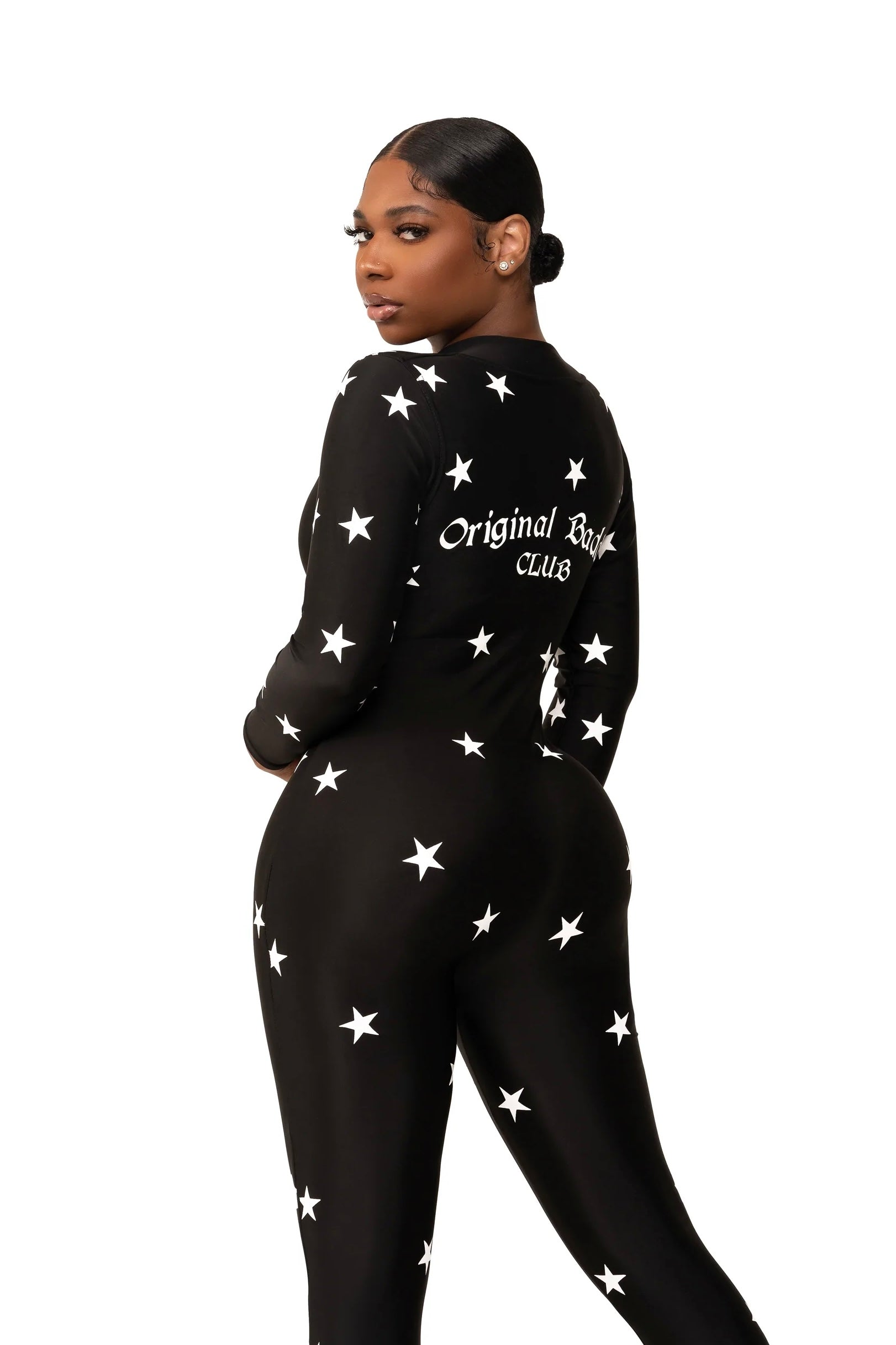 STAR GIRL BODYSUIT (BLACK)